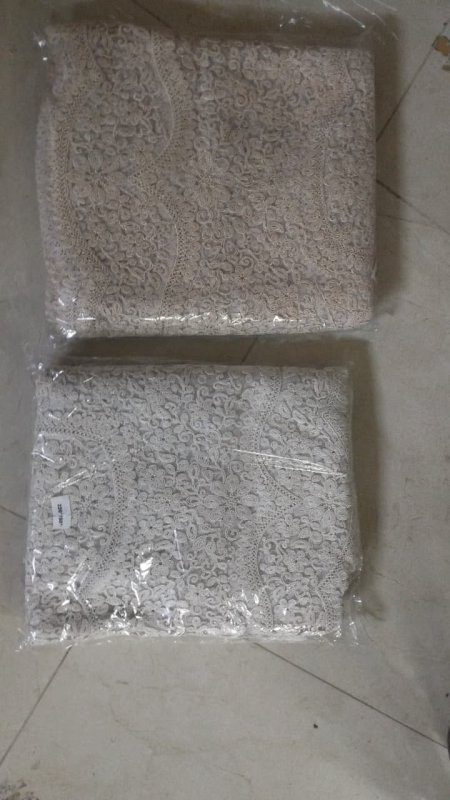 شرشف طاولة تركي ثقيل نقشتين